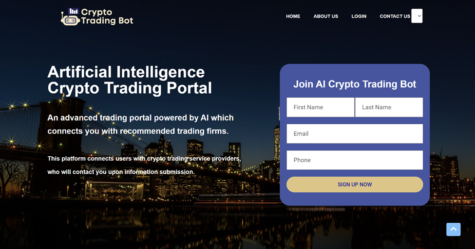 Crypto trading bot website